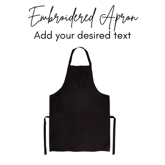 Custom Embroidered Apron