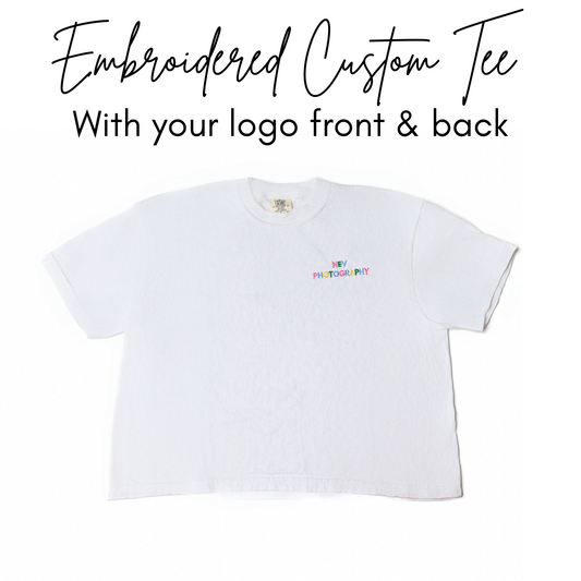 Embroidered Custom Tee